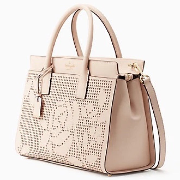 Kate Spade Cameron Street Perforated Candace Satchel Crossbody Dolce - Picture 3 of 10